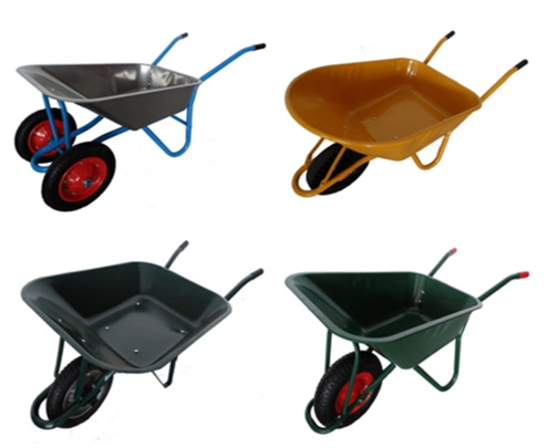 540mm Garden Cart Tools 150kg 6 Cu Ft Gerobak Dengan Rangka Baja 0