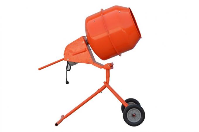 Mesin Pengaduk Beton Mini Tipe Barrow 140L Pengaduk Beton Portabel 0