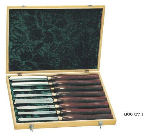 Alat Bubut Kayu Pukulan Datar Set Butt Chisel Wood Turning Lathe Machine 0