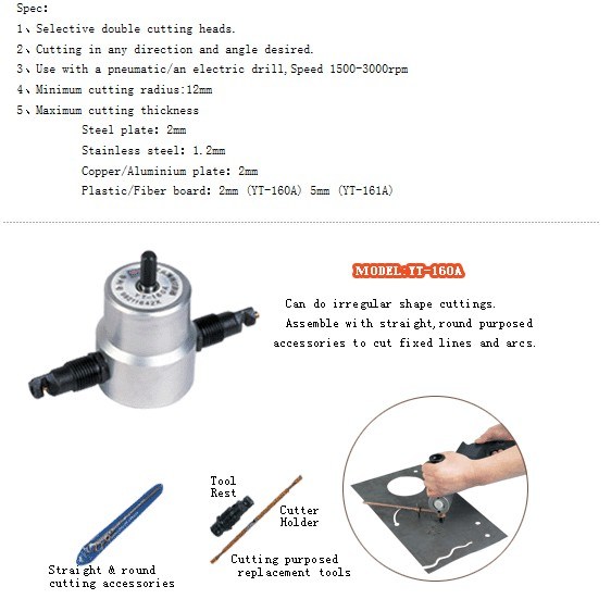 Heavy Duty Drilling Electric Power Tools 380V Metal Cutting Nibbler 0