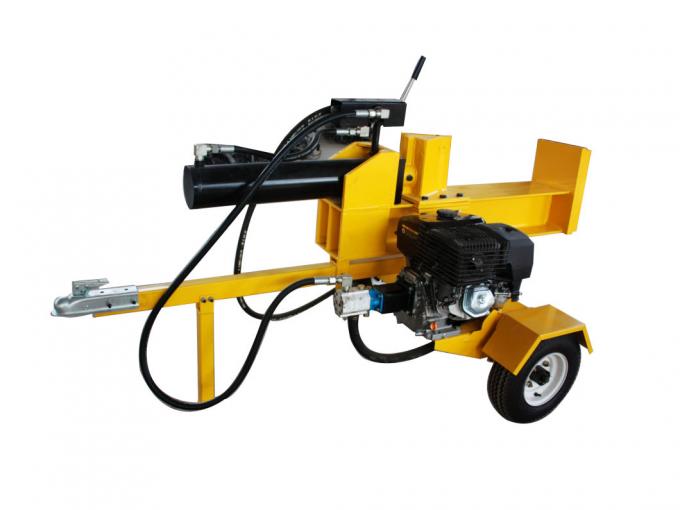 38 Ton Gasoline Wood Chipper Pemisah Log Hidrolik Vertikal 0