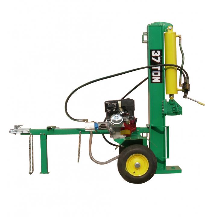 9HP Gasoline Wood Chipper Pemisah Log Kayu Pengumpanan Otomatis 3