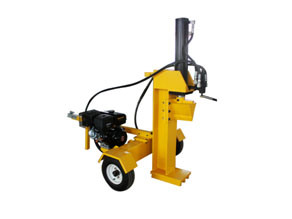 100mm Pemotong Log Kayu Bensin Presisi Horizontal Log Splitter 0