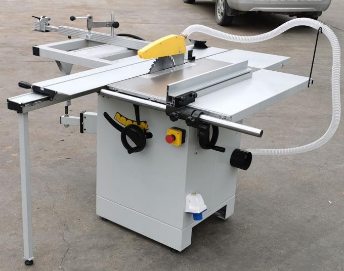 Gergaji Meja Listrik 240V Gergaji Meja Geser Presisi Pelumas Otomatis 250mm 0