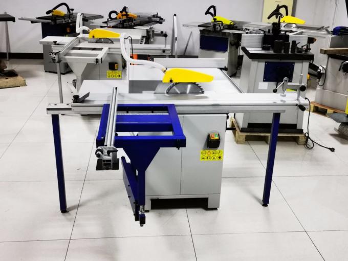 Mesin Penekan Kayu 1500W Gergaji Meja Gergaji Kayu Semi Otomatis 2