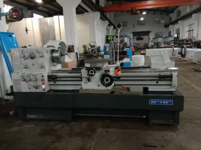 C6241 Bubut Logam CNC 230V Struktur Dinding Ganda Mesin Bubut Logam 1