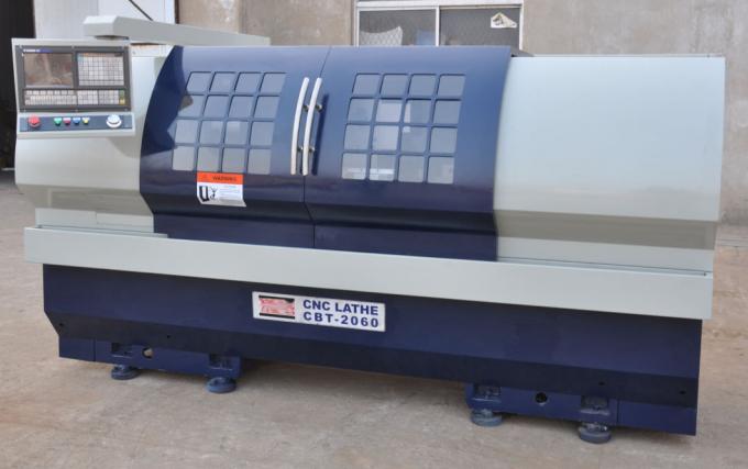 Flate Bed 400mm Cnc Metal Turning Lathe Horizontal ISO 9001 Hardway 1