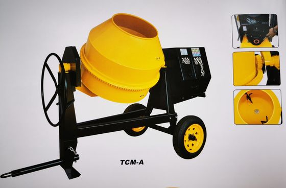 Mesin Pengaduk Beton Listrik CE 7.5HP Konstruksi Berukuran Sedang