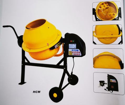 Mesin Pengaduk Beton Elektrik DIY 140L Pengaduk Beton Portabel