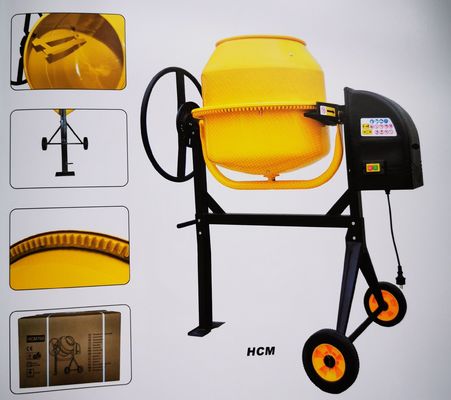 Mesin Pengaduk Beton Elektrik DIY 140L Pengaduk Beton Portabel