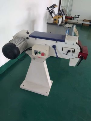 Mesin Pemotong Gergaji Pita CE Sabuk Listrik Mesin Pengamplasan Kayu Polandia