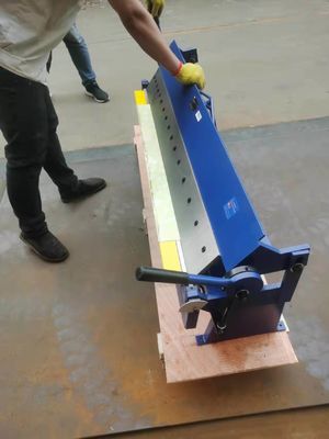 Mesin Pemotong Geser Tangan 1220mm Rem Mesin Lipat Logam Listrik