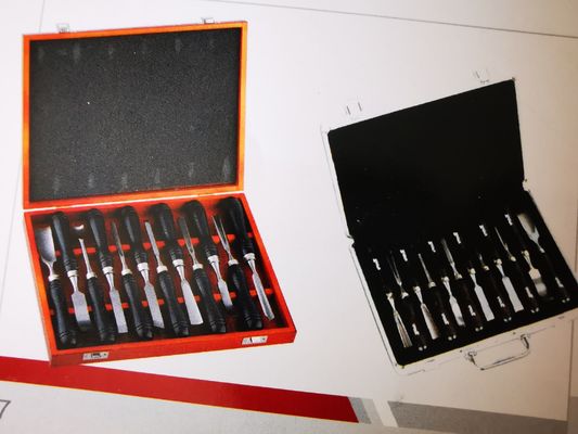Round Punch Wood Turning Chisel Set Domestik Ashtree Untuk Woodworking