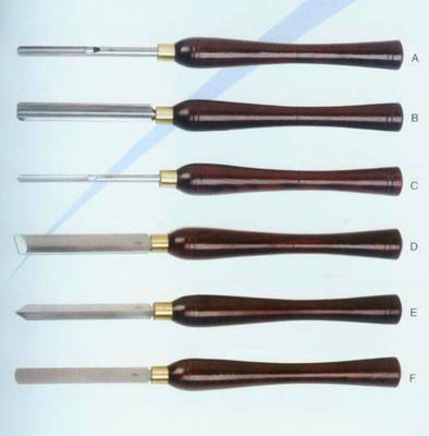 Alat Bubut Kayu Pukulan Datar Set Butt Chisel Wood Turning Lathe Machine
