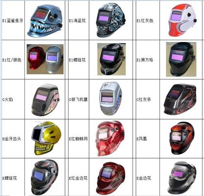 Helm Las Topeng Pelindung Tenaga Surya Cetak Listrik