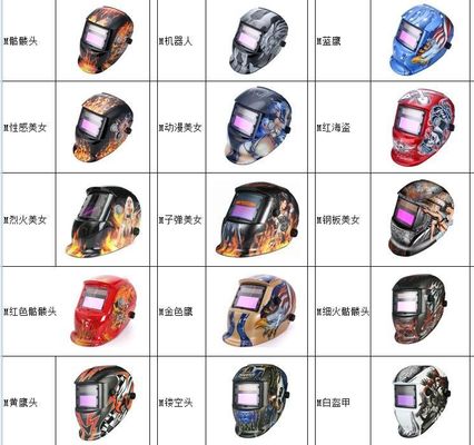 Helm Las Topeng Pelindung Tenaga Surya Cetak Listrik