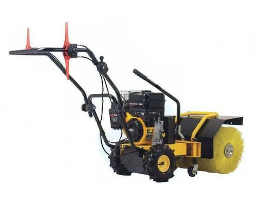 6.5HP Snow Power Brush Sweeper Walk Behind Recoil Starter Fleksibilitas Tinggi