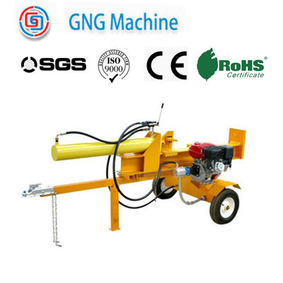 38 Ton Gasoline Wood Chipper Pemisah Log Hidrolik Vertikal