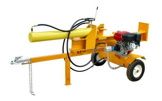 38 Ton Gasoline Wood Chipper Pemisah Log Hidrolik Vertikal