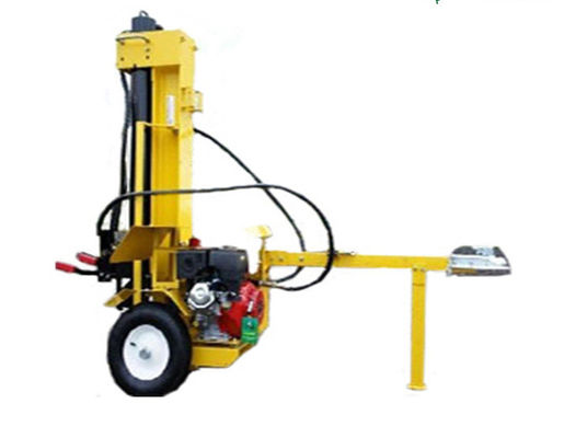 38 Ton Gasoline Wood Chipper Pemisah Log Hidrolik Vertikal