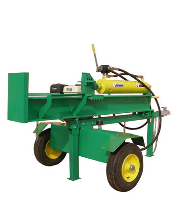 100mm Pemotong Log Kayu Bensin Presisi Horizontal Log Splitter