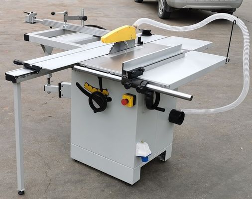 Gergaji Meja Listrik 240V Gergaji Meja Geser Presisi Pelumas Otomatis 250mm