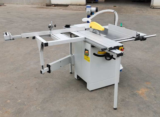 Gergaji Meja Listrik 240V Gergaji Meja Geser Presisi Pelumas Otomatis 250mm