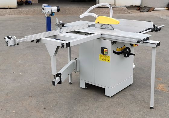 Gergaji Meja Listrik 240V Gergaji Meja Geser Presisi Pelumas Otomatis 250mm