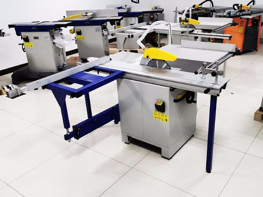 Mesin Penekan Kayu 1500W Gergaji Meja Gergaji Kayu Semi Otomatis