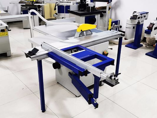 Mesin Penekan Kayu 1500W Gergaji Meja Gergaji Kayu Semi Otomatis