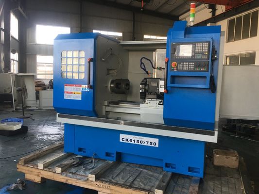 Flate Bed 400mm Cnc Metal Turning Lathe Horizontal ISO 9001 Hardway