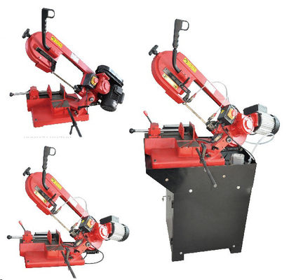 Aluminium / Profilesteel Tembaga / Proses Silinder Pengolahan Listrik Metal Cutting Bandsaw