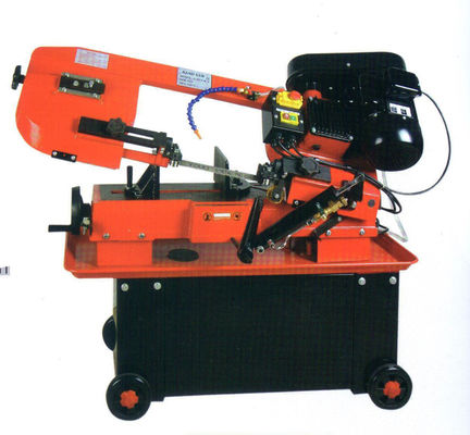 Aluminium / Profilesteel Tembaga / Proses Silinder Pengolahan Listrik Metal Cutting Bandsaw