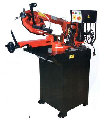 Aluminium / Profilesteel Tembaga / Proses Silinder Pengolahan Listrik Metal Cutting Bandsaw
