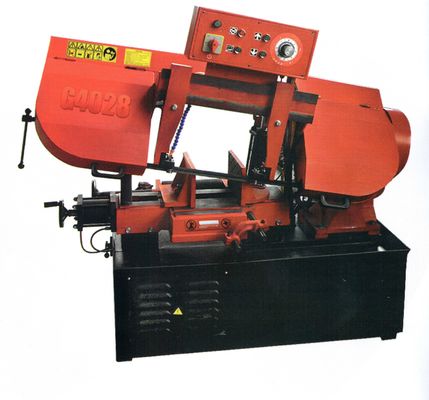 Aluminium / Profilesteel Tembaga / Proses Silinder Pengolahan Listrik Metal Cutting Bandsaw