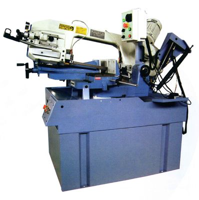 Aluminium / Profilesteel Tembaga / Proses Silinder Pengolahan Listrik Metal Cutting Bandsaw